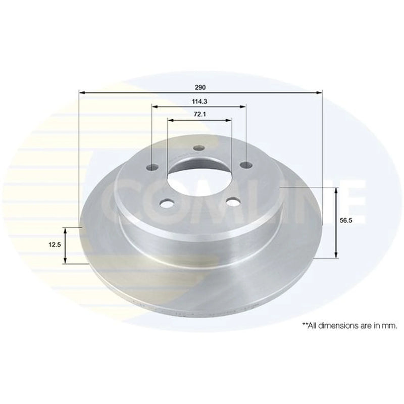 Comline Front & Rear Brake Discs & Pads fits Jeep Cherokee 2001-2008 2.5 2.8 3.7