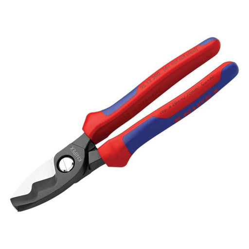 Knipex Cable Shears with Twin Cutting Edge Multi-Component Grip 200mm Knipex - NN4 Online