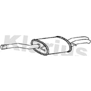 Klarius Box With Tail Pipe Rear fits VW Passat B6 2005-2010 1.9