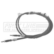 First Line Handbrake Cable Left Rear fits Opel Zafira A 1999-2005
