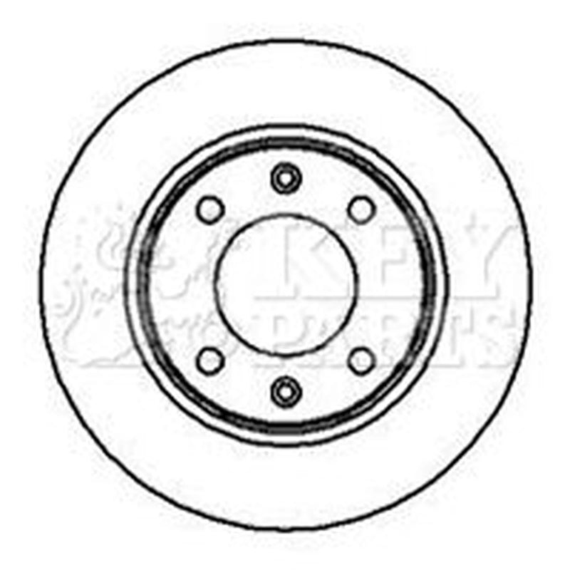 Key Parts Front & Rear Brake Discs & Pads fits Citroën C3 II 2009-2016 1.6