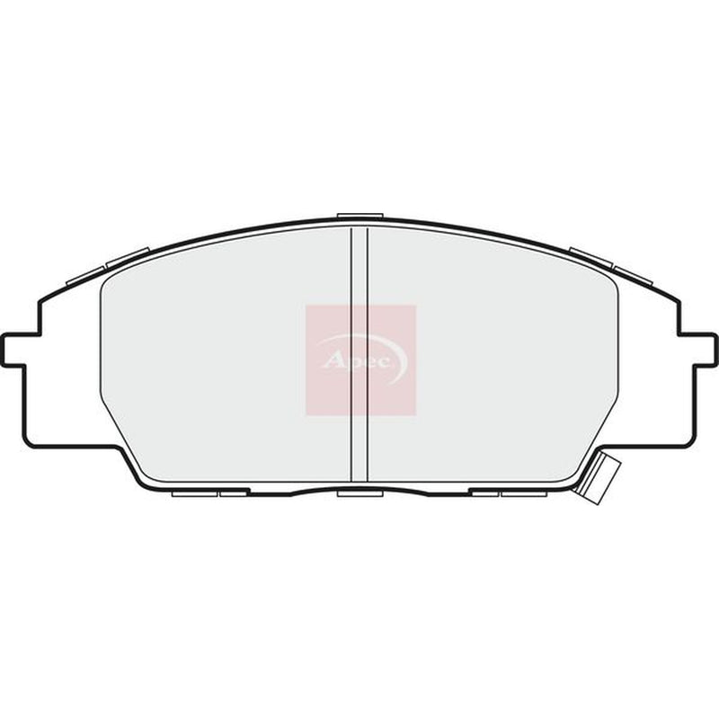 Apec Front & Rear Pads fits Honda Civic VII 2001-2005 2.0