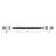 Borg & Beck Brake Hydraulic Hose Line inner BBH8887