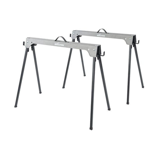 Evolution Metal Folding Sawhorse Stand (Twin Pack) Evolution - Dynamic Drive