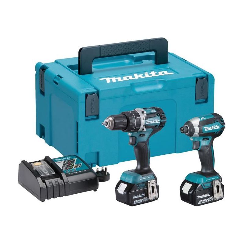 Makita DLX2180TJ Brushless Twin Pack 18V 2 x 5.0Ah Li-ion Makita - NN4 Online