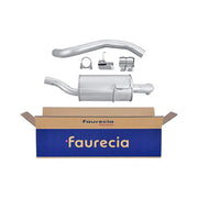 Hella End Silencer Rear fits Renault Grand Scénic III 2009-2016 1.4