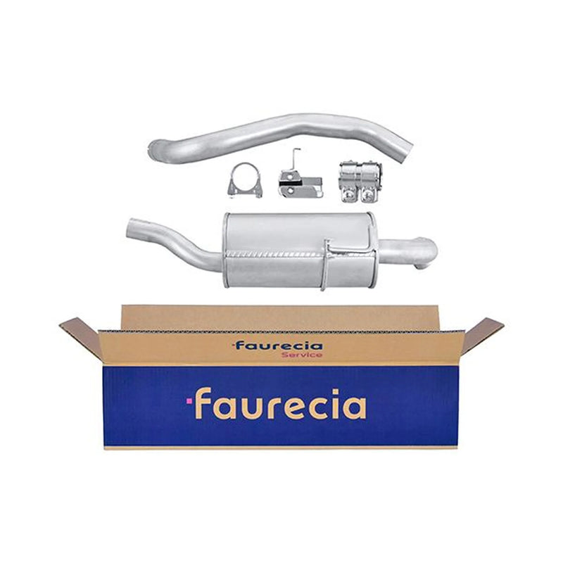 Hella End Silencer Rear fits Renault Grand Scénic III 2009-2016 1.4