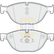 NAPA Front Brake Vented Discs & Pads fits BMW 5 2013-2017
