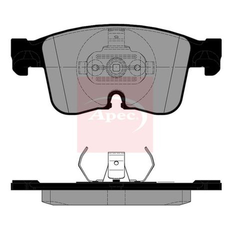 Apec Front Brake Pad Set fits Audi A3 2020 on