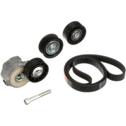 Gates V-Ribbed Belt Set fits Cadillac Bls 2006-2007 1.9