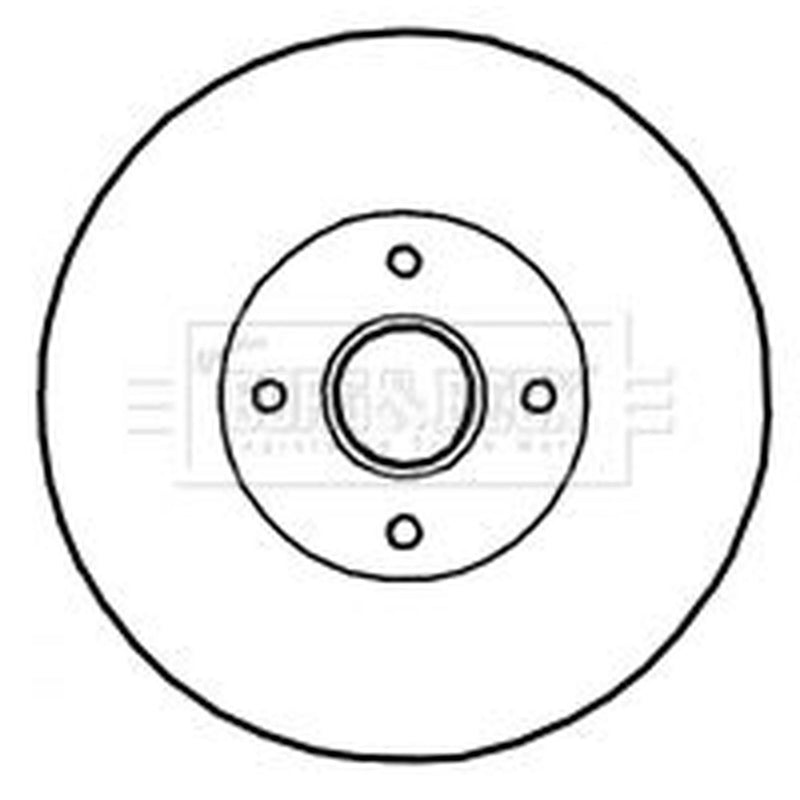 Borg & Beck Front & Rear Brake Discs & Pads fits Renault Megane II Sport Tourer