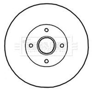 Borg & Beck Front & Rear Brake Discs & Pads fits Renault Scénic II 2003-2009