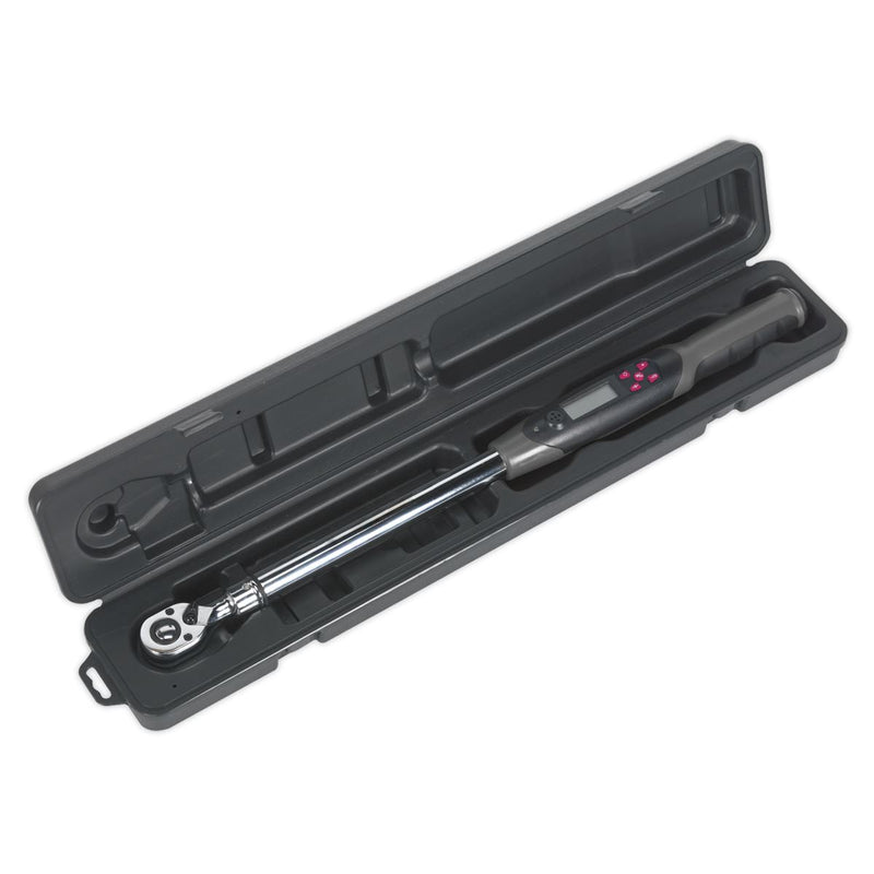 Sealey Angle Torque Wrench Digital 1/2"Sq Drive 20-200Nm(14.7-147.5lb.ft) STW306 Sealey - Dynamic Drive