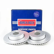 Borg & Beck Front Brake Discs & Pads fits Land Rover Range Rover 1994-2002