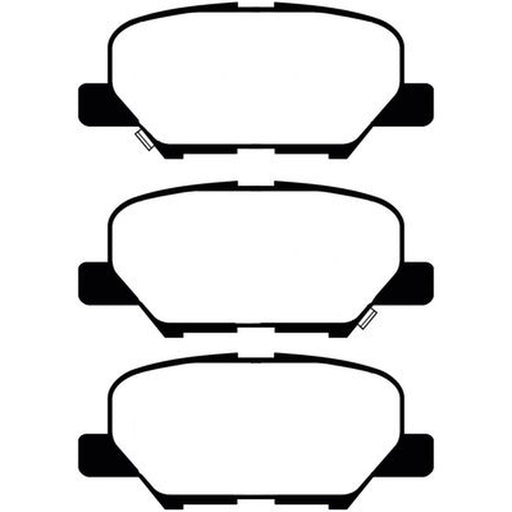 Abtex Rear Brake Pad Set fits Citroën C4 Aircross 2012 on 1.6 1.8