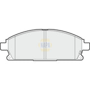 NAPA Front Brake Pad Set fits Nissan Elgrand 1995-2010 2.5 3.0 3.2 3.5