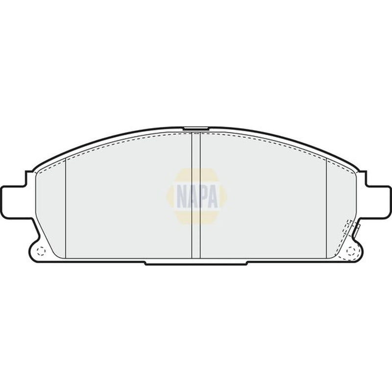 NAPA Front Brake Pad Set fits Nissan Elgrand 1995-2010 2.5 3.0 3.2 3.5