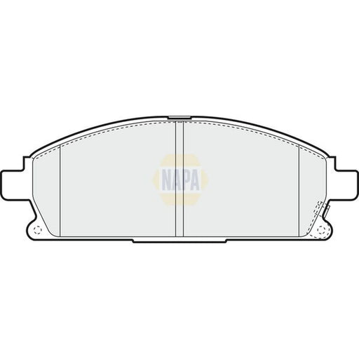 NAPA Front Brake Pad Set fits Nissan Elgrand 1995-2010 2.5 3.0 3.2 3.5