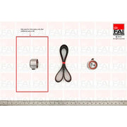 FAI Timing Belt Kit with Rollers TBK424