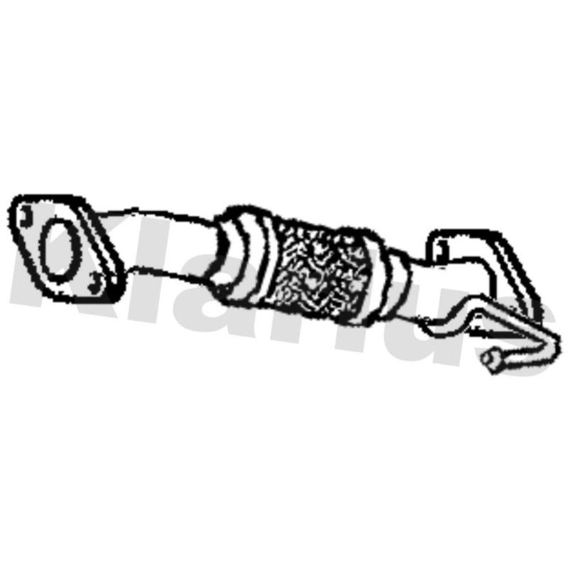 Klarius Exhaust Pipe OD fits Hyundai IX35 2010-2015 1.7