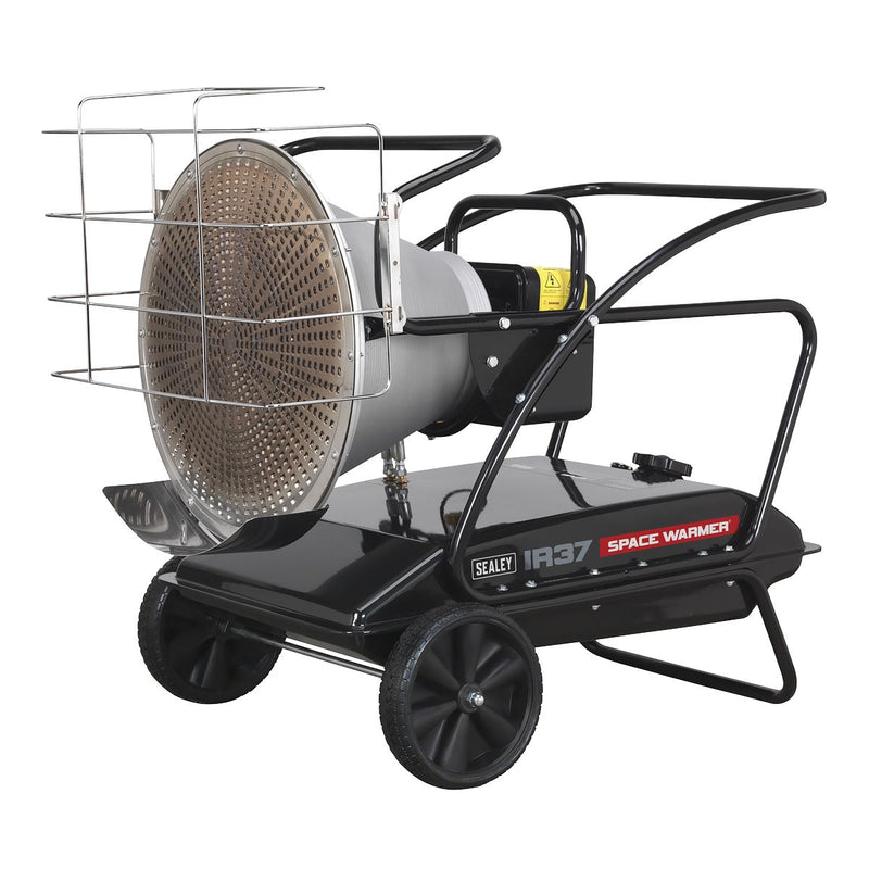 Sealey Space Warmerï Paraffin/Kerosene/Diesel Heater with Wheels 125000Btu/hr Sealey - Dynamic Drive