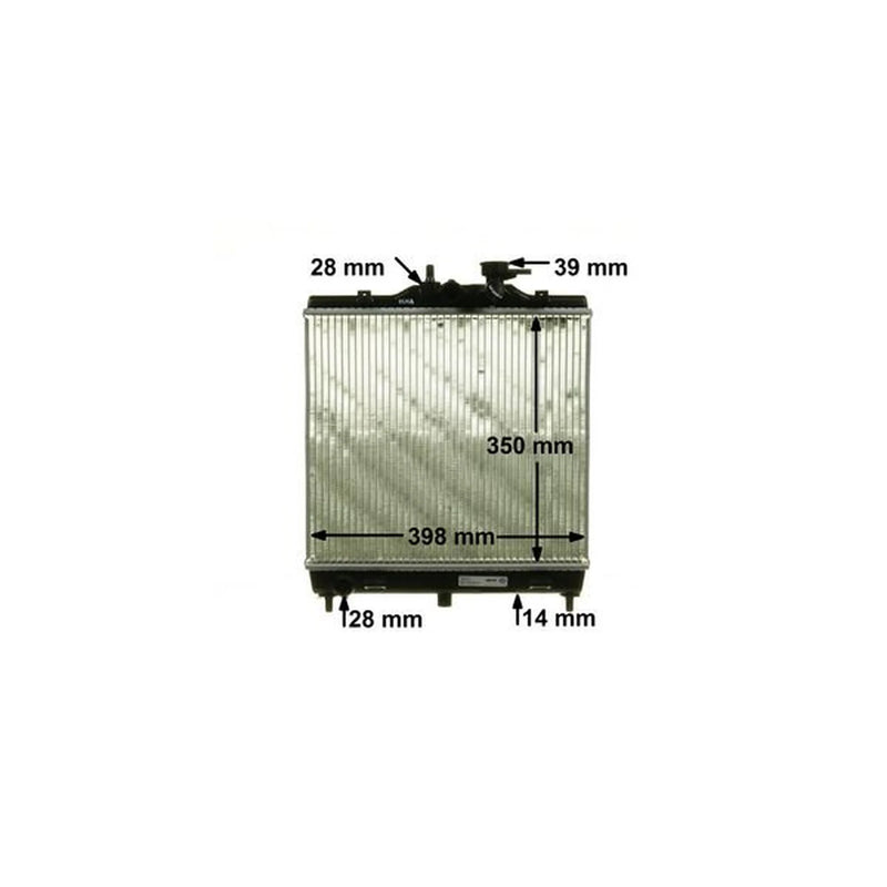 Mahle Engine Radiator fits Kia Picanto I 2004-2011 1.0 1.1