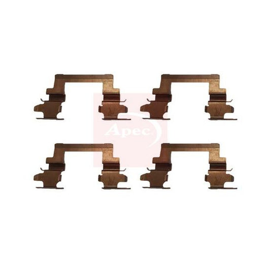 Apec Brake Pad Accessory Fitting Kit Front fits Citroën C4 Aircross 2012 on 1.6
