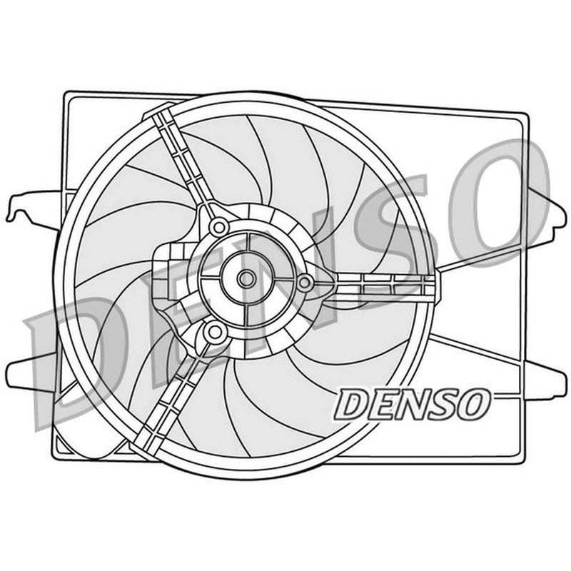 Denso Engine Cooling Fan fits Ford Fiesta V 2001-2010 1.4
