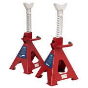 Sealey AXLe Stands (Pair) 6tonne Capacity per Stand Ratchet Type VS2006 Sealey - Dynamic Drive