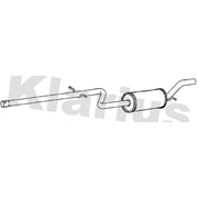 Klarius Box With Centre Pipe Centre fits Skoda Octavia II 2009-2013 1.6