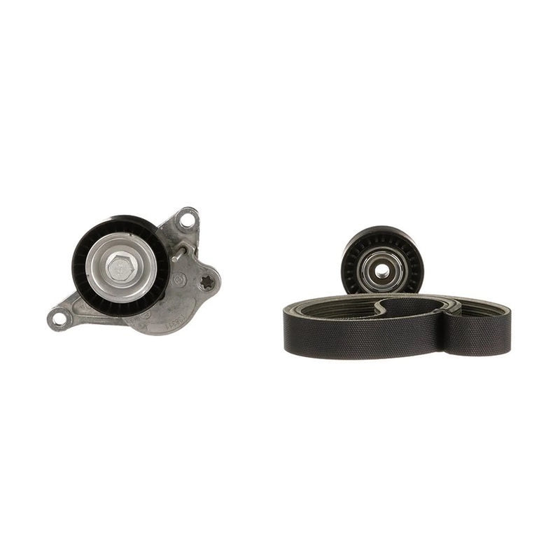 Gates V-Ribbed Belt Set fits Nissan Navara NP300 Pickup 2015 on 2.3