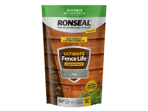 Ronseal Ultimate Fence Life Concentrate Sage 950ml Ronseal - Dynamic Drive
