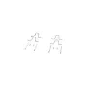 Bosch Brake Pad Accessory Fitting Kit Front fits Mercedes-Benz S-Class 1979-1985
