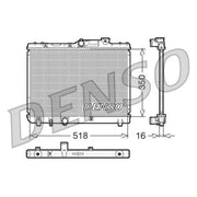 Denso Engine Radiator DRM50029