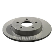 Juratek 2 x Solid Rear Brake Discs FOR168-x2