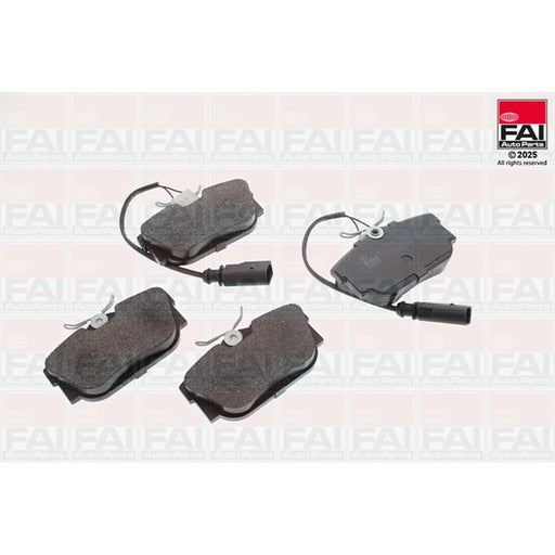 FAI Rear Brake Pad Set fits Ford Galaxy I 2000-2006 1.9 2.8