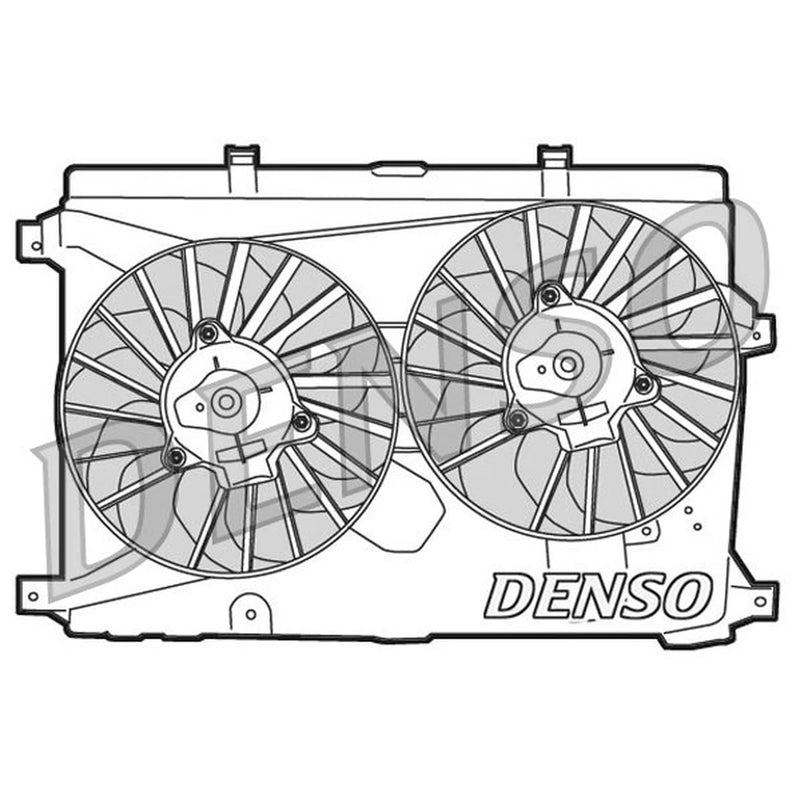 Denso Engine Cooling Fan fits Alfa Romeo 159 2005-2012 1.8 2.4