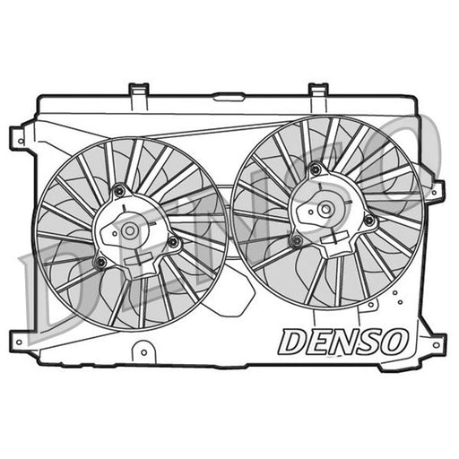 Denso Engine Cooling Fan fits Alfa Romeo 159 2005-2012 1.8 2.4