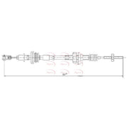 Apec Clutch Control Cable Pull CAB5012