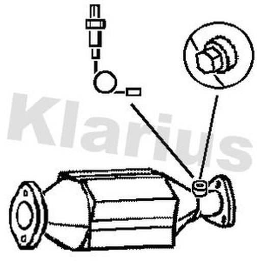 Klarius Catalyst Non Type Approved fits Honda Cr-V I 1995-2002 2.0