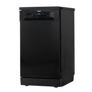 Baridi Slimline Freestanding Dishwasher 45cm Wide 10 Place Settings - Black Baridi - Dynamic Drive