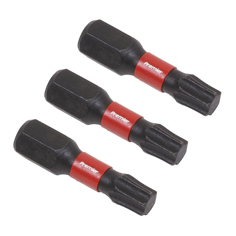 Sealey TRX-Star* T27 Impact Power Tool Bits 25mm 3pc AK8219 Sealey - Dynamic Drive