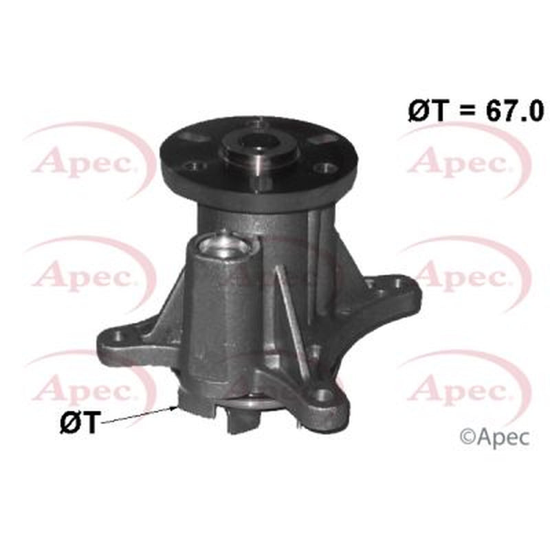 Apec Engine Cooling Water Pump fits Citroën C5 III 2009-2014 3.0