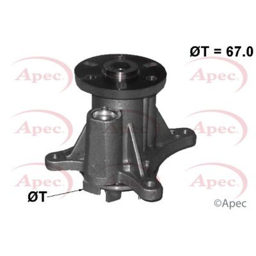 Apec Engine Cooling Water Pump fits Citroën C5 III 2009-2014 3.0