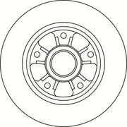 Abtex Front & Rear Brake Discs & Pads fits Renault Megane IV 2015 on 1.6
