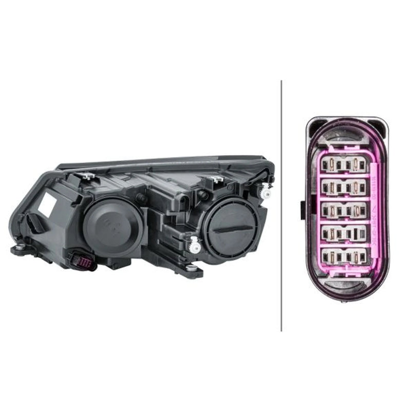 Hella Headlight Headlamp H7 Right fits VW Tiguan 2007-2018 1.4 2.0