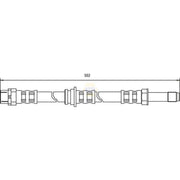 NAPA Brake Hydraulic Hose Line Rear NBH1030