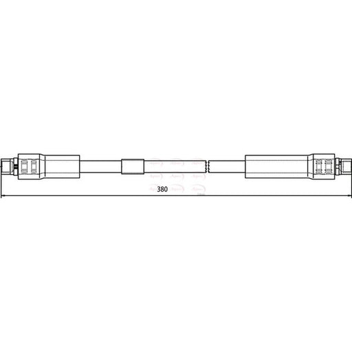 Apec Brake Hydraulic Hose Line Front HOS3763