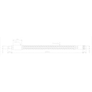 Abtex Brake Hydraulic Hose Line Front fits Renault Clio 1998-2016