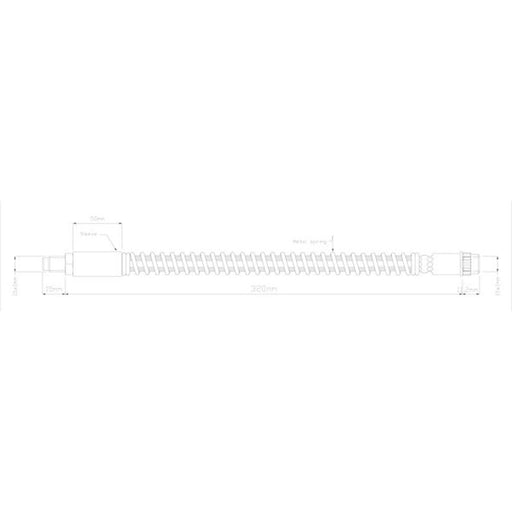 Abtex Brake Hydraulic Hose Line Right ABH1078
